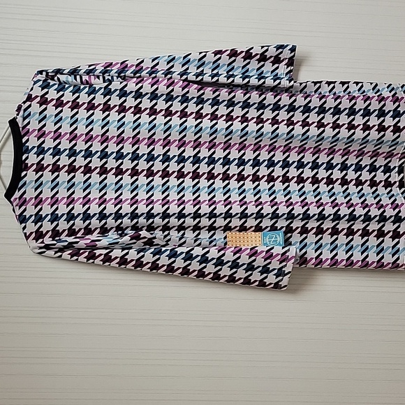 Tracy Negoshian, women's Black and White Houndstooth Brenda Dress Medium NWT - Picture 4 of 7